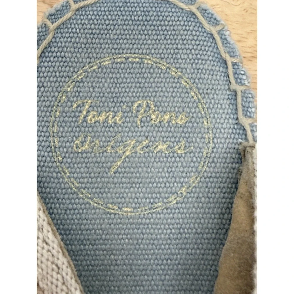 Toni Pons Espadrille Wedge Sandal Womens 40 Multicolor Woven Slingback Spain #23